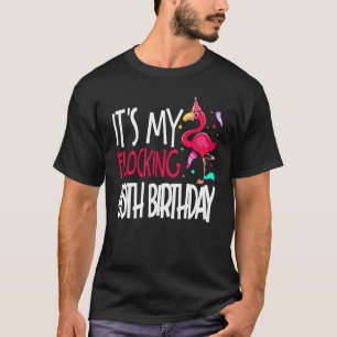 Birthday Its My 35th Flamingo Birthday T-Shirt