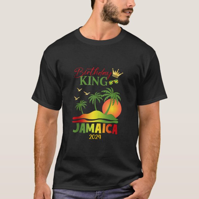 Birthday Jamaica 30th 50th Party Jamaican Vacation T-Shirt (Front)