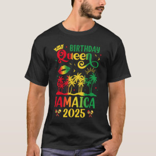 Birthday Jamaica Girl 30th 40th Party Jamaican Vac T-Shirt