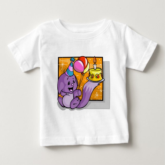 Birthday Kacheek Baby T-Shirt (Front)