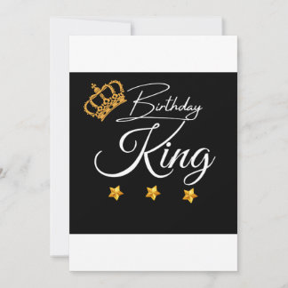 Birthday King Crown design, Birthday  Invitation