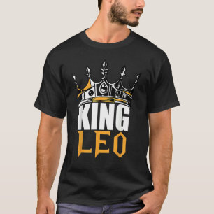 Birthday King Leo Zodiac T-Shirt