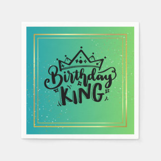 Birthday King Paper Napkins