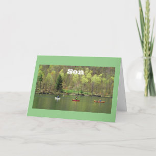 BIRTHDAY LAKE STYLE - FOR YOU **SON** CARD