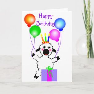 Birthday Lamb Card