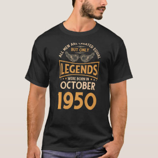 Birthday Legendär October 1950 T-Shirt