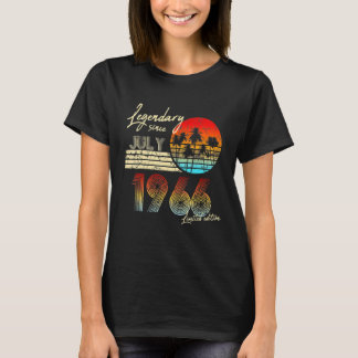 Birthday Legendary Since July 1966 T-Shirt