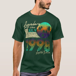 Birthday Legendary Since July 1998 T-Shirt