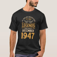 Birthday Legends Were Born In December 1947
