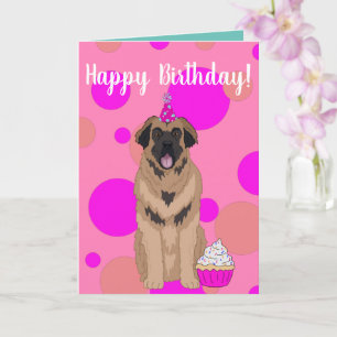 Birthday Leonberger Card