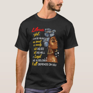 Birthday Libra Girl September Or October Women T-Shirt