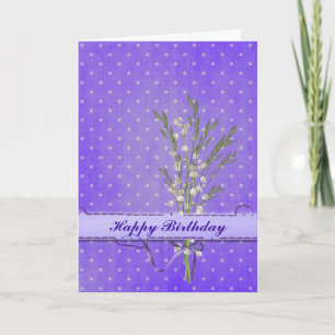Birthday Lilies Card