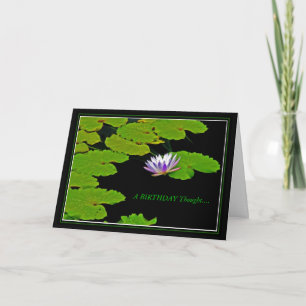 BIRTHDAY Lily Pad Card