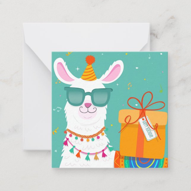 Birthday Llama Card (Front)