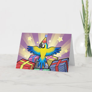 Birthday Macaw / Parrot Card