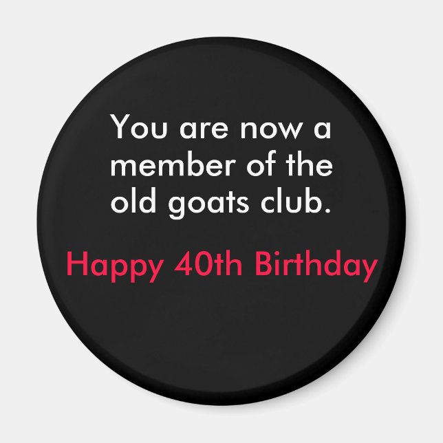 birthday magnet (Front)