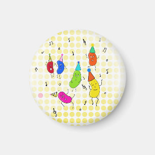 Birthday magnet, funny birthday beans, fun magnet