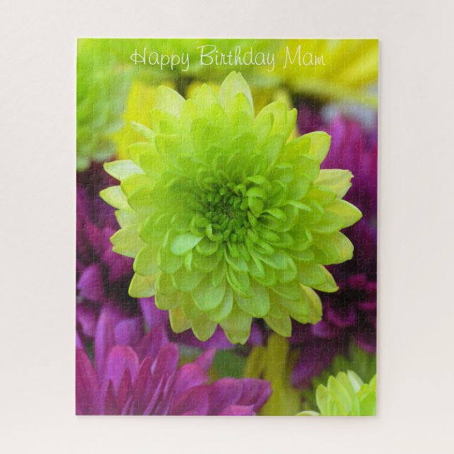 Birthday Mam. Jigsaw Puzzle (Vertical)