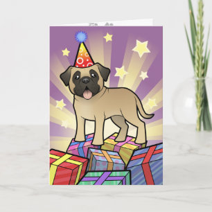 Birthday Mastiff / Bullmastiff Card