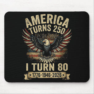 Birthday Men Women 4th Of July Aamerica Turns 250 Mouse Pad