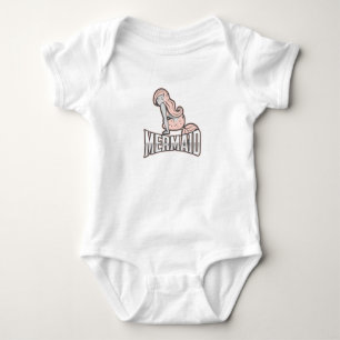 Birthday Mermaid Party Baby Bodysuit