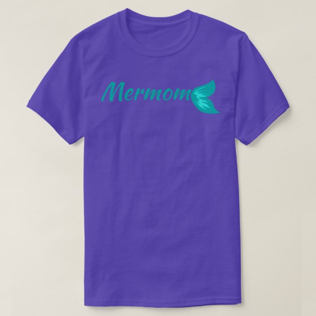 Birthday Mermom Birtday Party Gift Idea T-Shirt (Design Front)