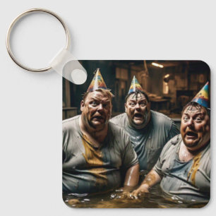 Birthday Mess - Funny Keychain