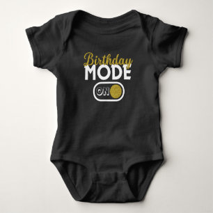 Birthday Mode On Baby Bodysuit