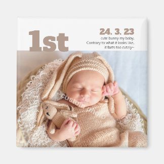 Birthday modern,Custom production available Magnet