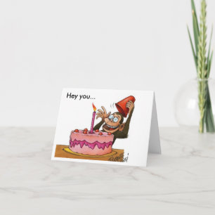 birthday_monkey, Hey you... Card