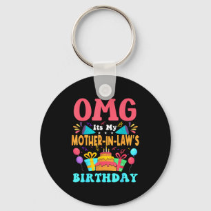 Birthday mother in law gift family happy birthdayB Key Ring