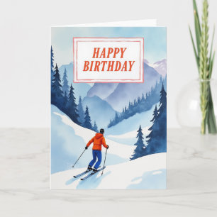 Birthday Mountain Card