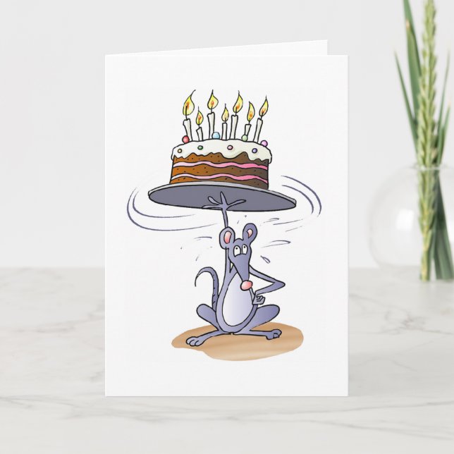 Birthday Mouse Card (Front)