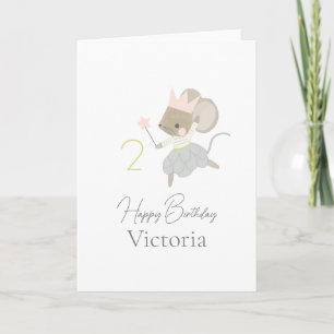 Birthday Mouse Editable Birthday Card