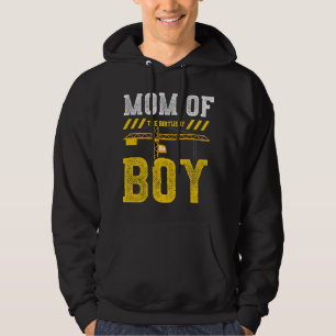 Birthday Mum Of The Birthday Boy Construction Work Hoodie