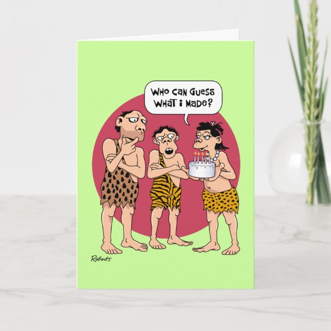 Birthday Mystery Greeting Card (Front)