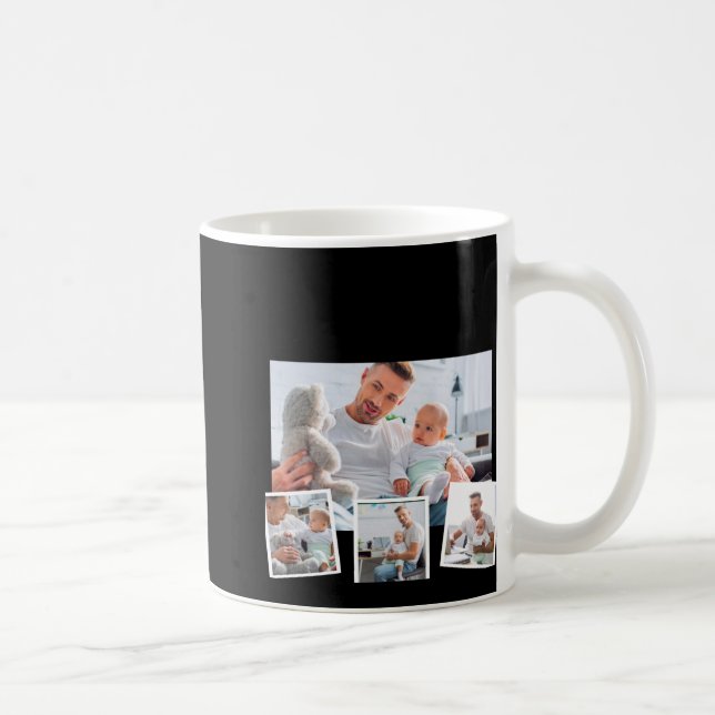 Birthday Name Age Photo Collage T Shirt  Coffee Mug (Right)