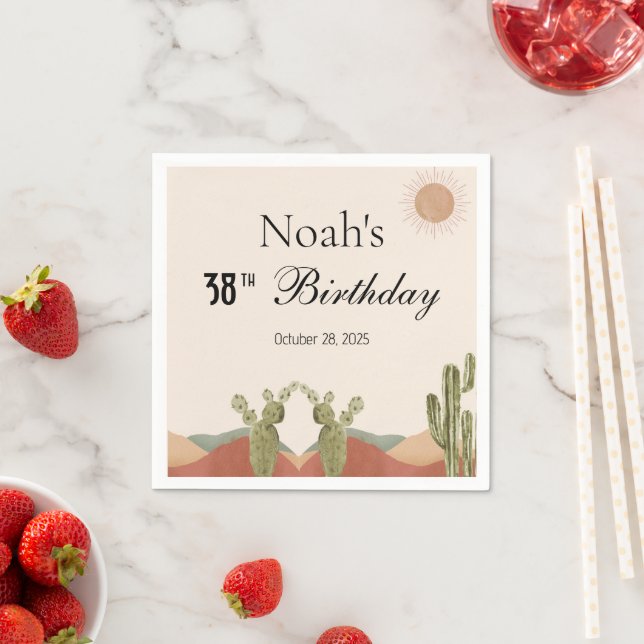 Birthday  napkin (Insitu)