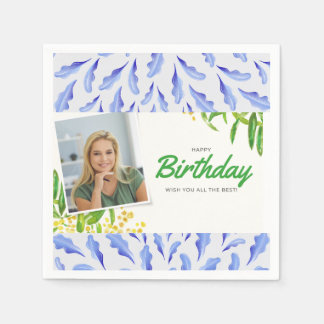 Birthday napkin papper