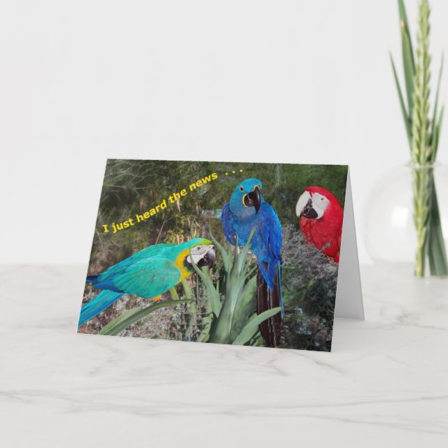 Birthday News Card (Front)