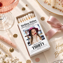 Birthday Newspaper Photo Personalised Party Favour