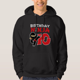 Birthday Ninja - 10 Year Old Ninja Birthday Party  Hoodie