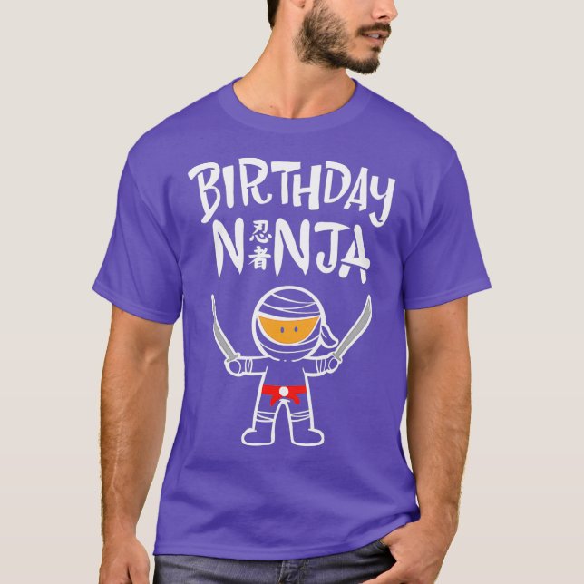 Birthday Ninja T-Shirt (Front)