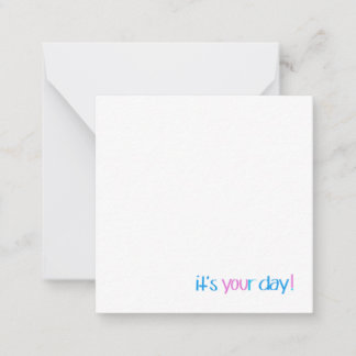 Birthday Notecard