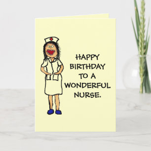 Birthday Nurse Card