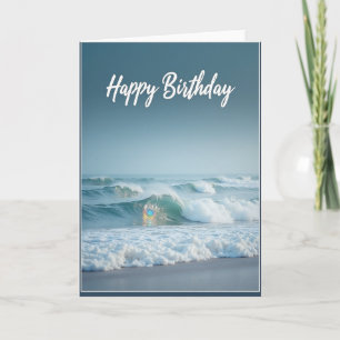 Birthday Ocean Waves Card