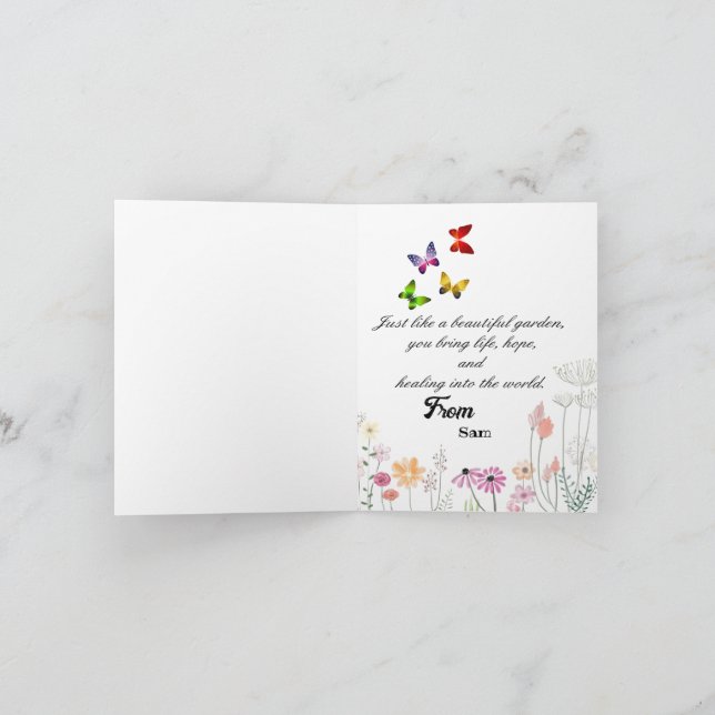 Birthday of a Doctor  Card (Inside)