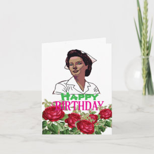 Birthday of a nurse card