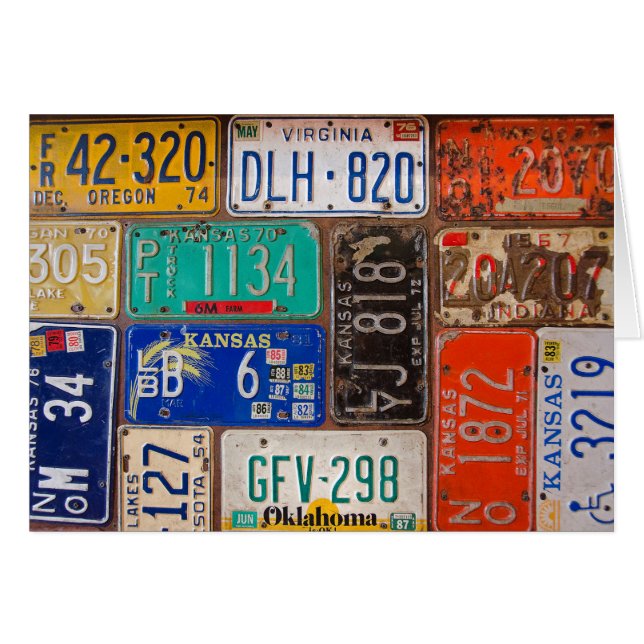 birthday old age license plate (Front Horizontal)