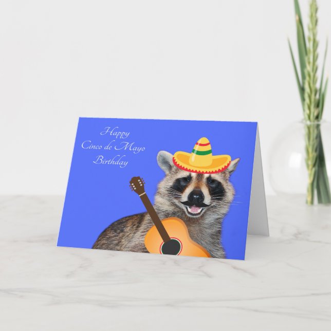 Birthday On Cinco de Mayo Card (Front)